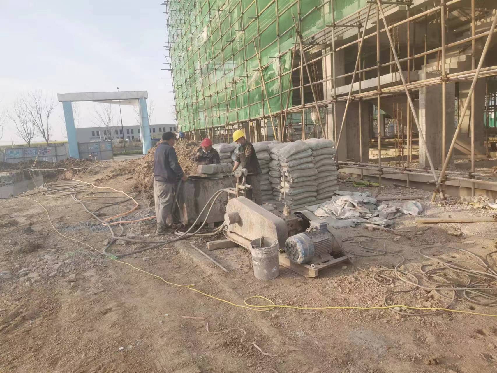 清河别墅下沉注浆